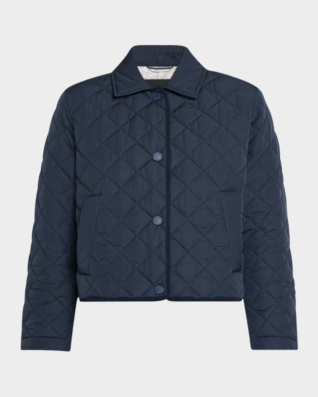 Vadier Quilted Snap-Front Jacket